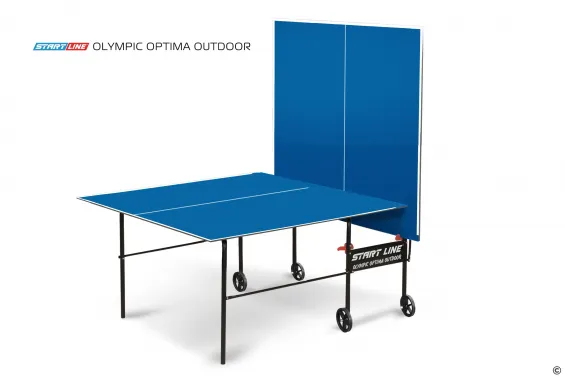 Стол теннисный Olympic Optima Всепогодный, синий