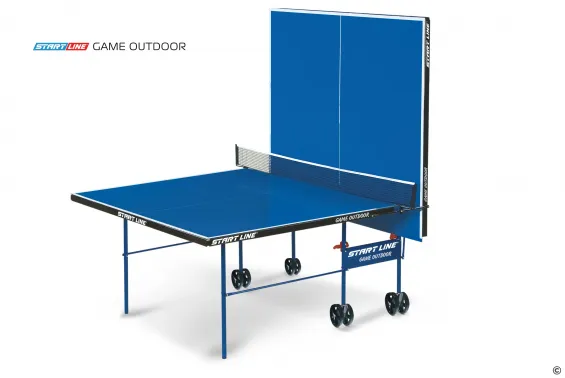 Стол теннисный Game Всепогодный с сеткой, синий