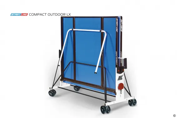 Стол теннисный Compact-2 LX Всепогодный, синий