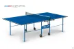 Стол теннисный Olympic Optima, Синий с сеткой